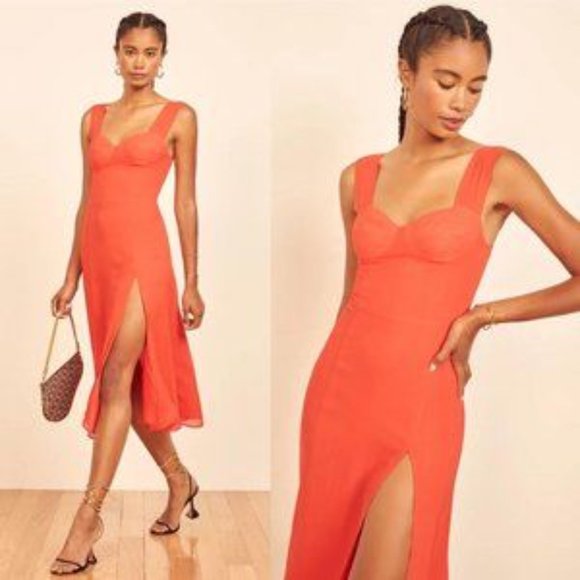 REFORMATION - FULTON DRESS - SIZE 0 - Picture 2 of 6